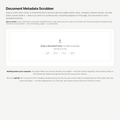 Document Metadata Scrubber