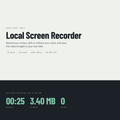Local Screen Recorder — Product overview