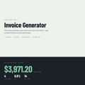 Invoice Generator — Product overview