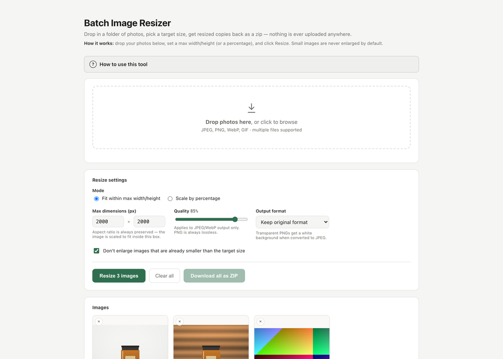 Batch Image Resizer