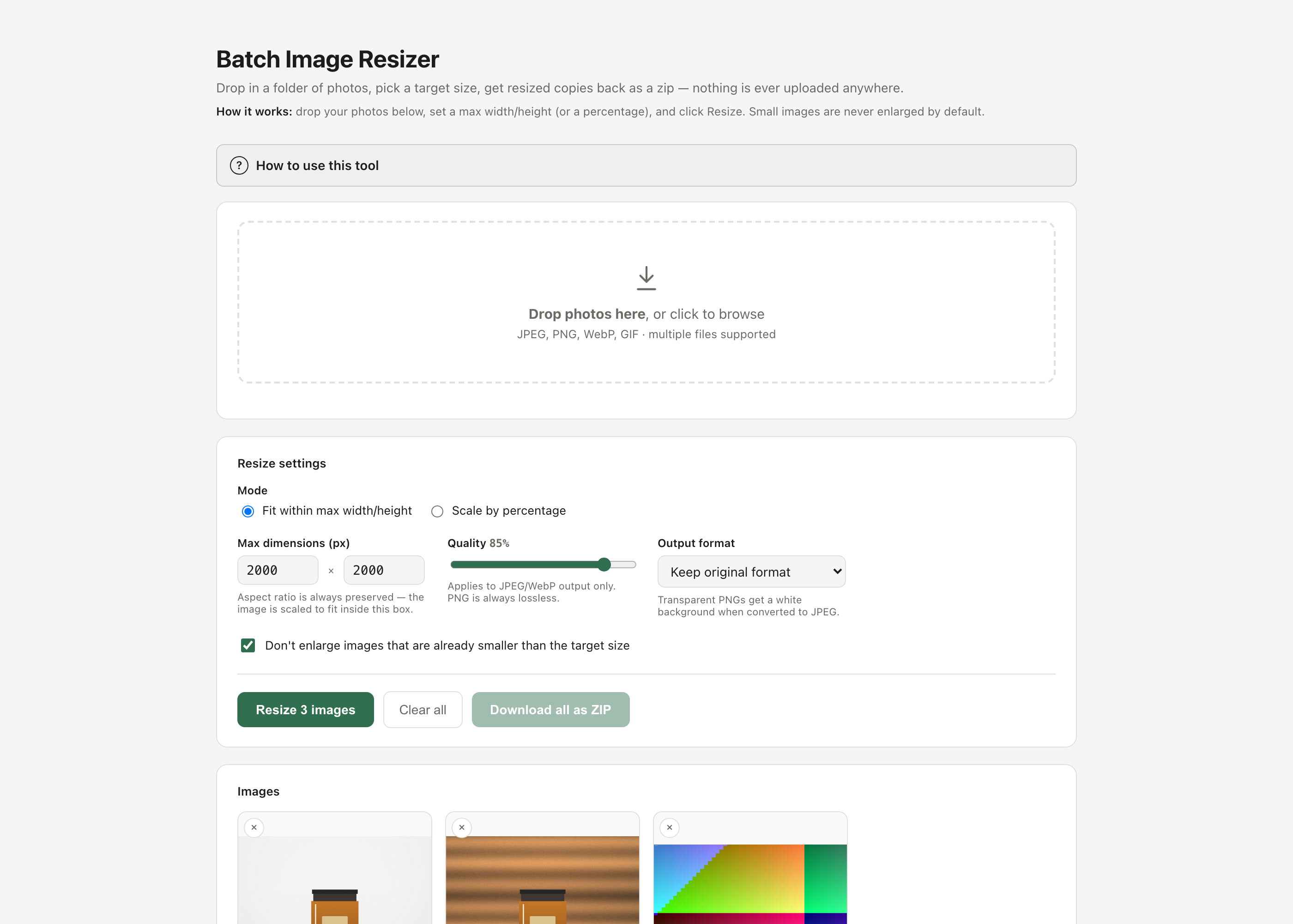Batch Image Resizer
