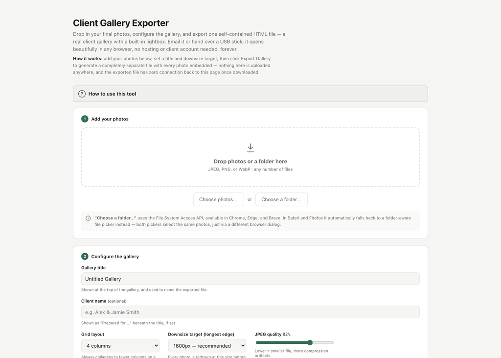 Client Intake Organizer