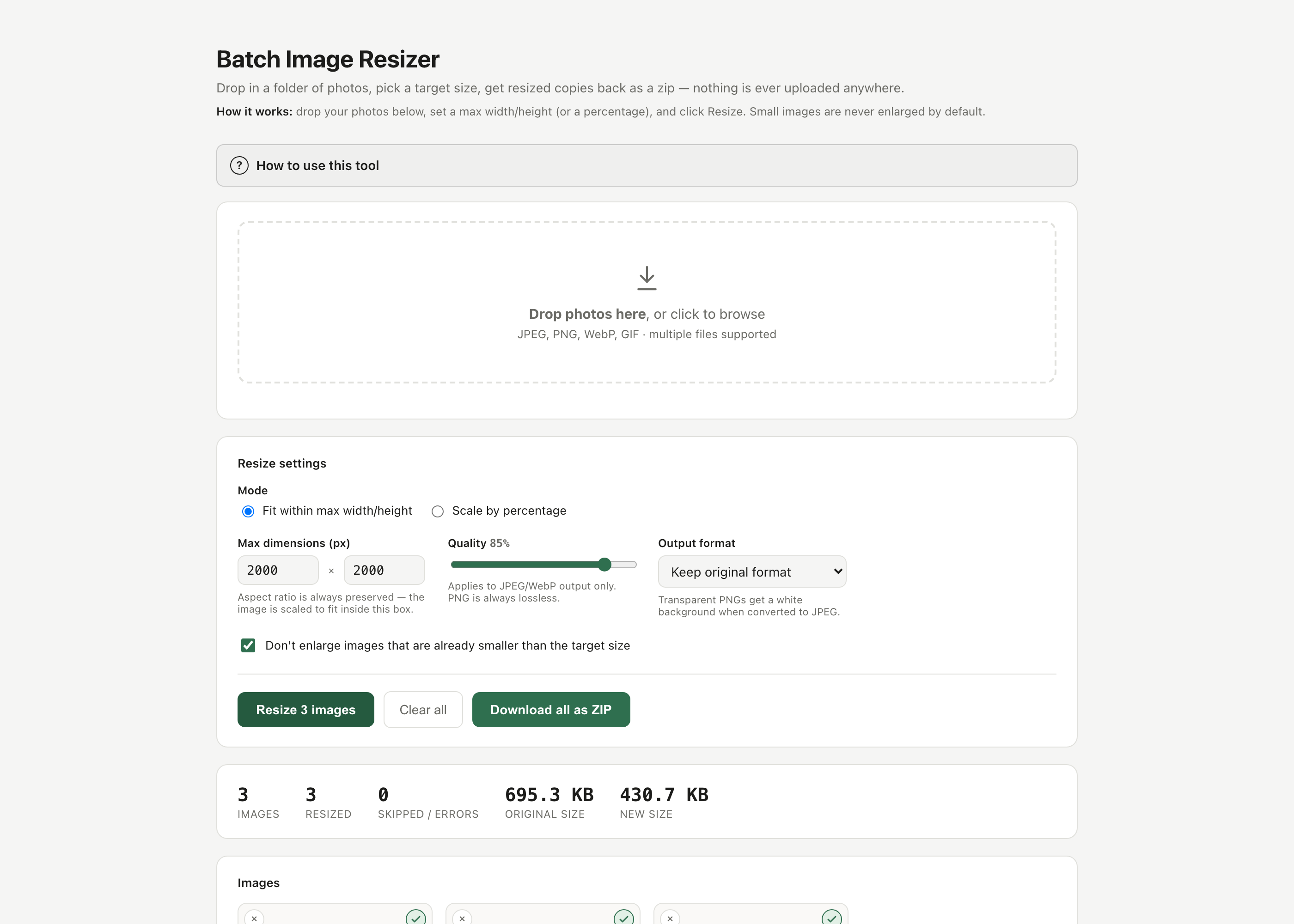 Batch Image Resizer