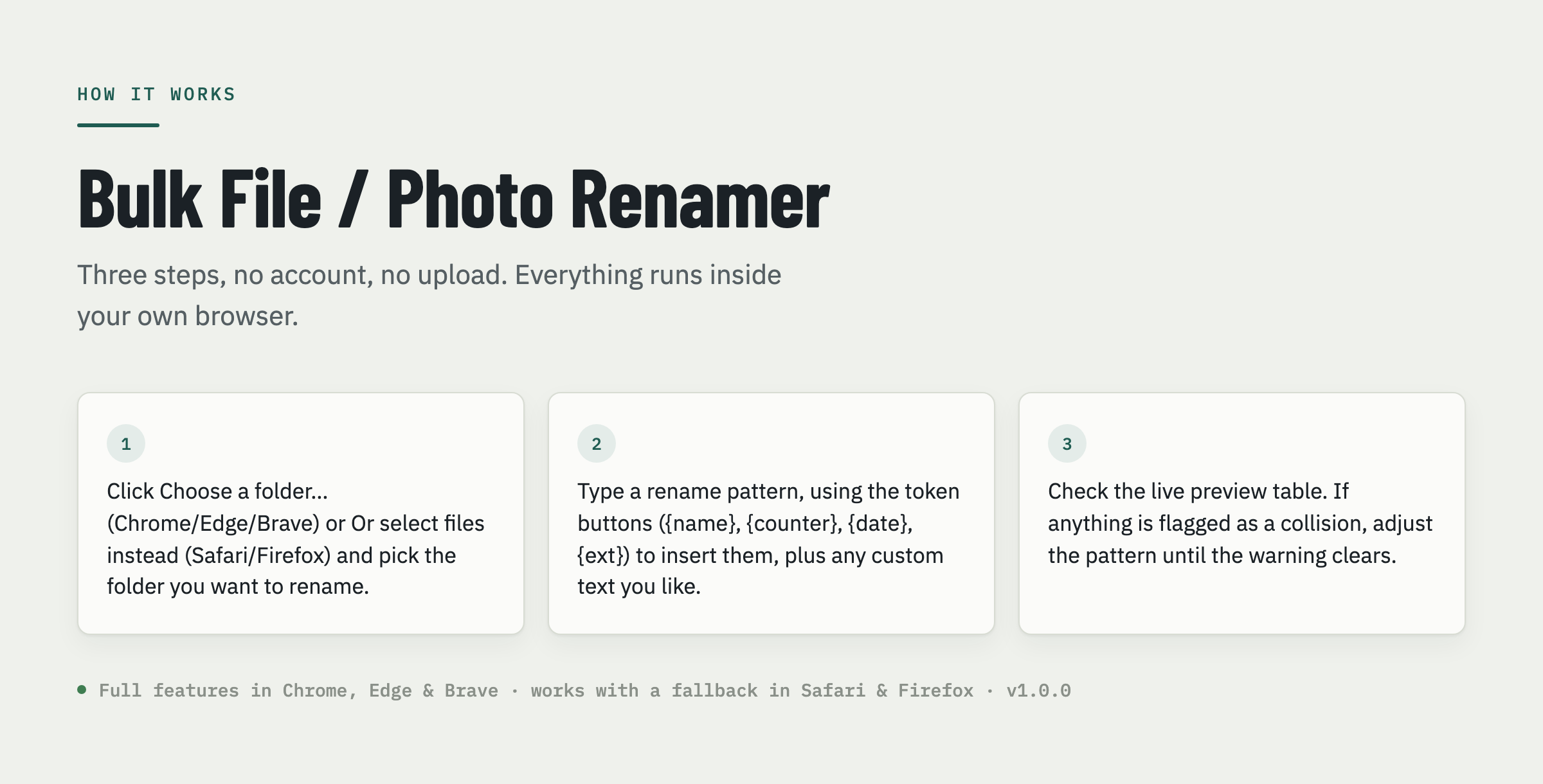 Bulk File Renamer