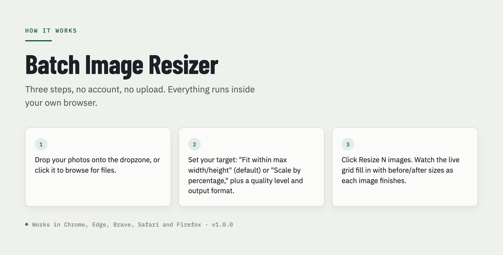 Batch Image Resizer