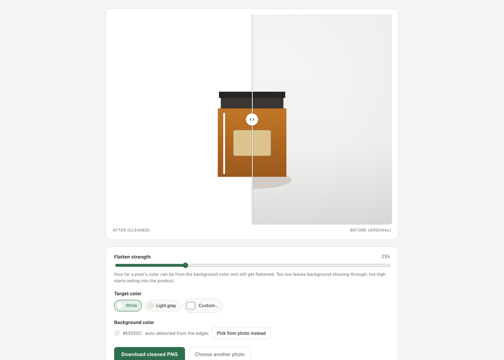 Product Background Cleaner