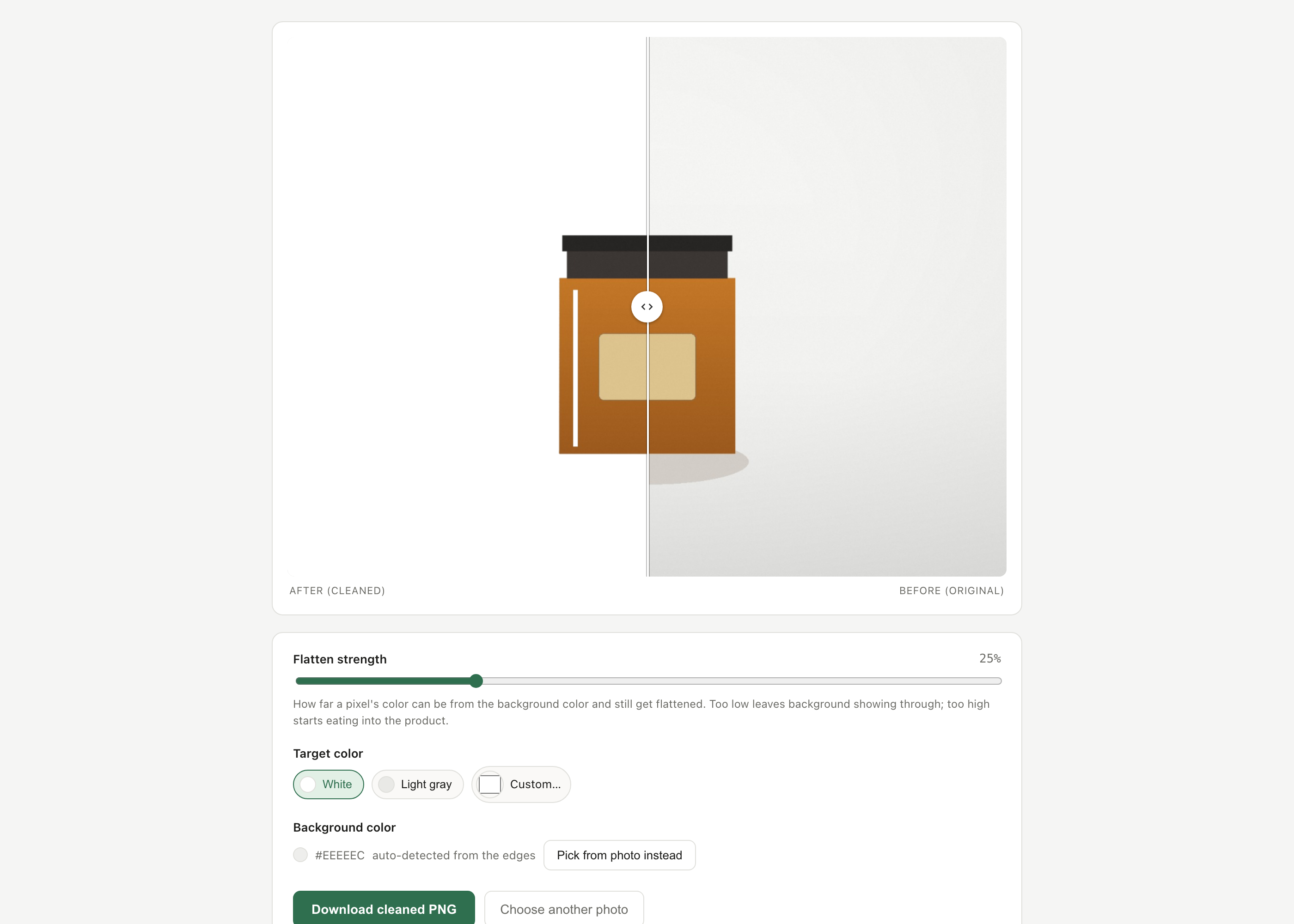 Product Background Cleaner