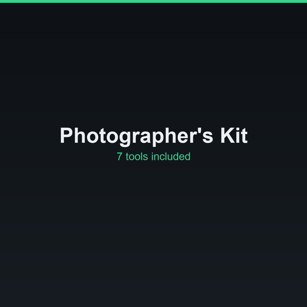 Photographer's Kit