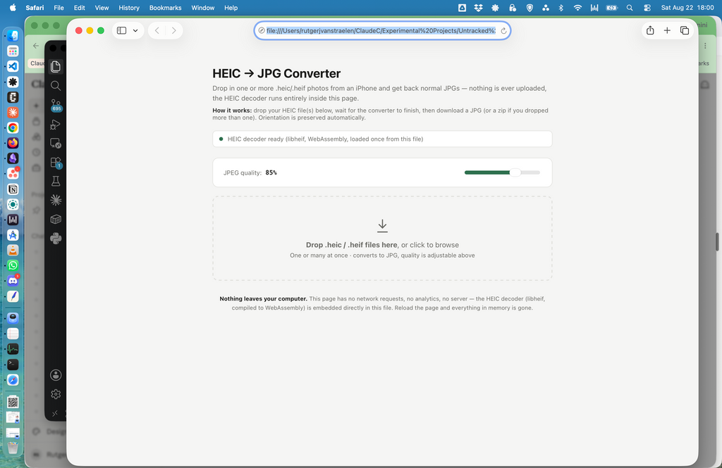 HEIC → JPG Converter