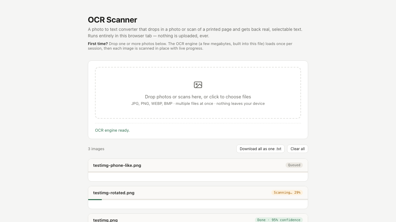 OCR Scanner