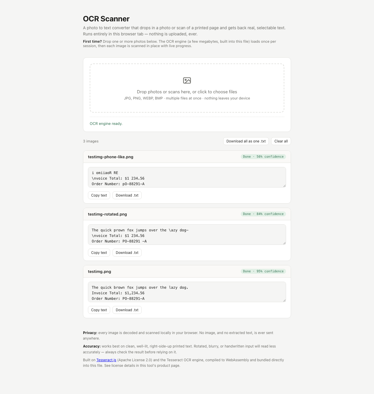OCR Scanner